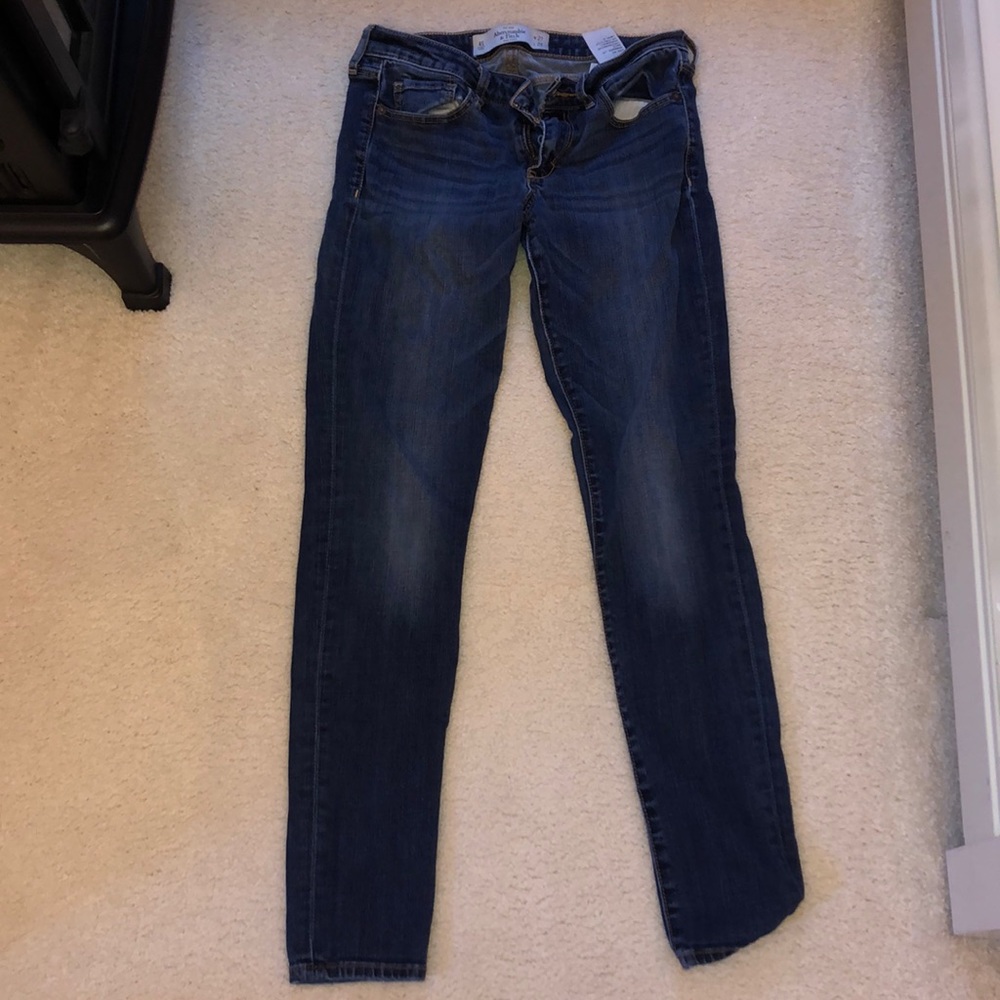 Abercrombie dark wash jeans